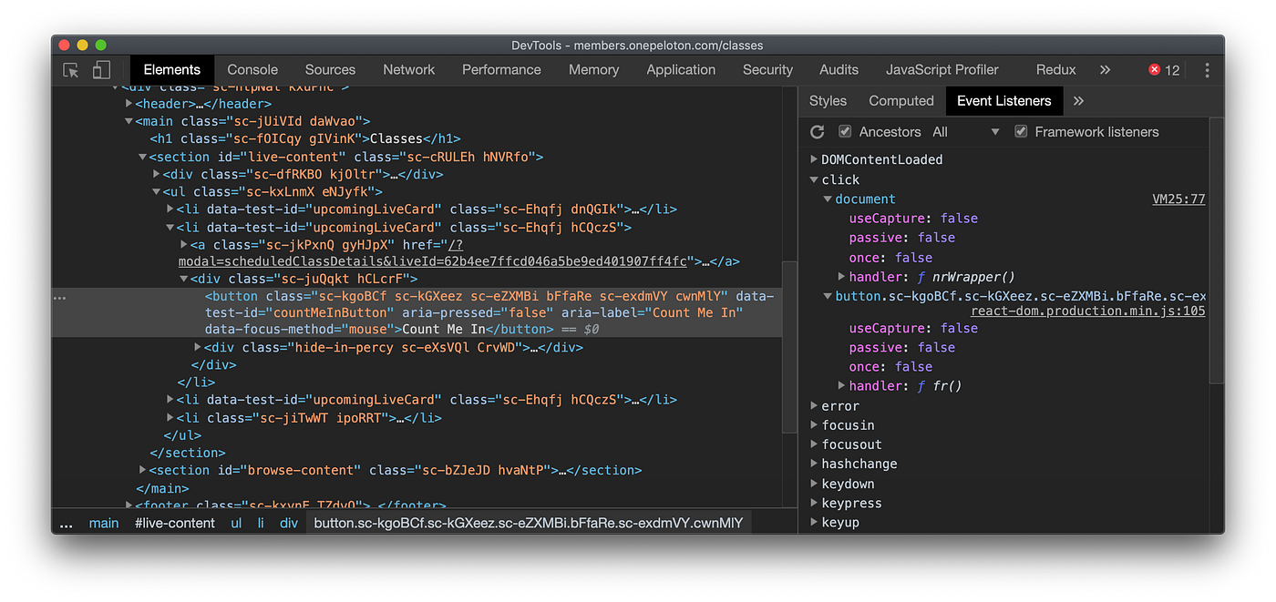 onClick={wat}. Let's talk about events in React | by Drew Wyatt |  Peloton-Engineering | Medium