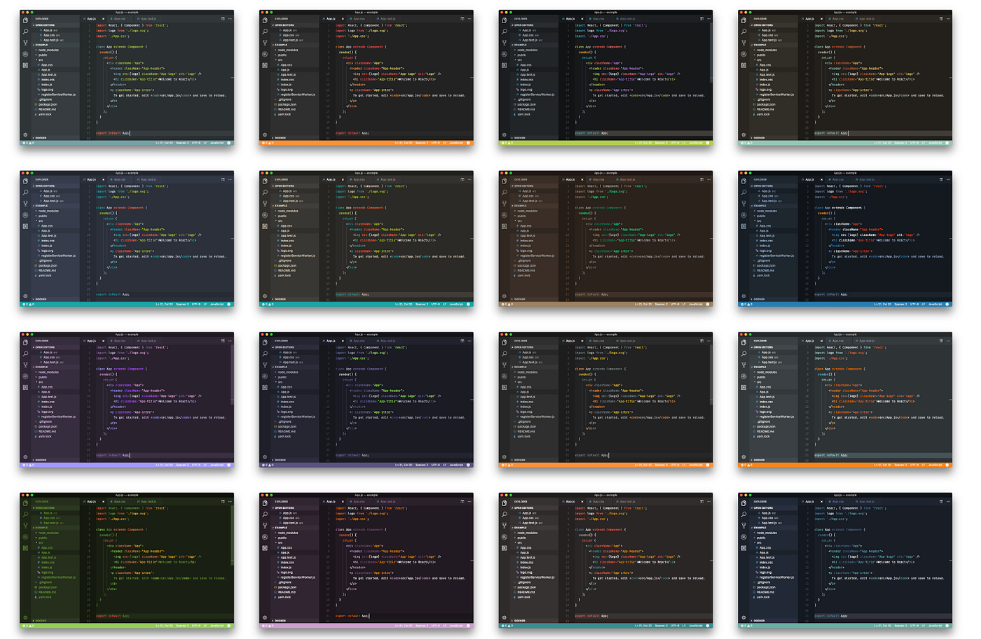 7 More Vscode Themes To Make Your Life Beautiful By Farhan Tanvir Jun 22 Javascript In Plain English