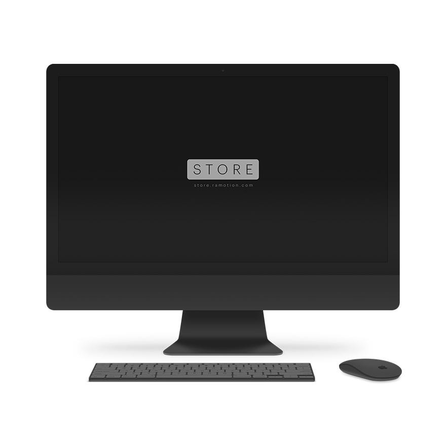 imac lcd panel black free sample
