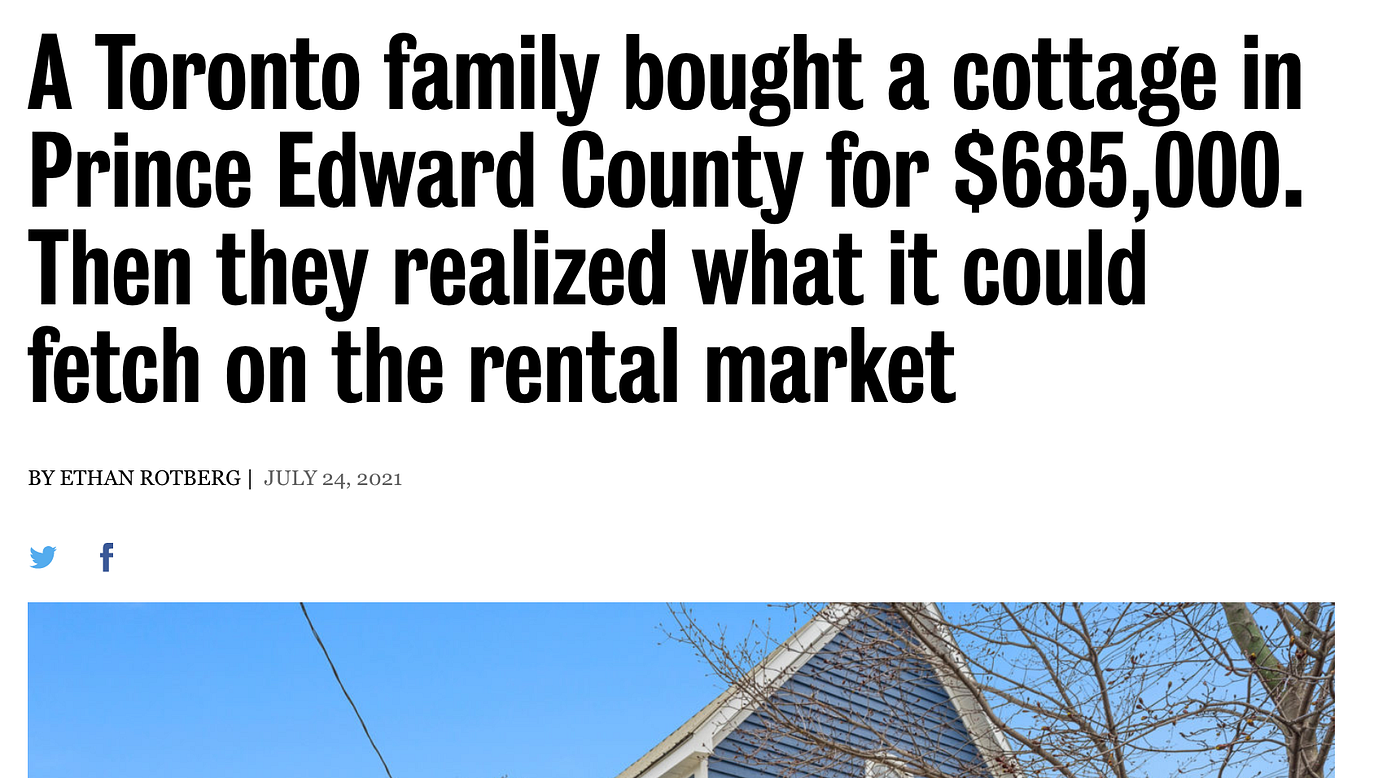 In one Prince Edward County community group, residents are taking two