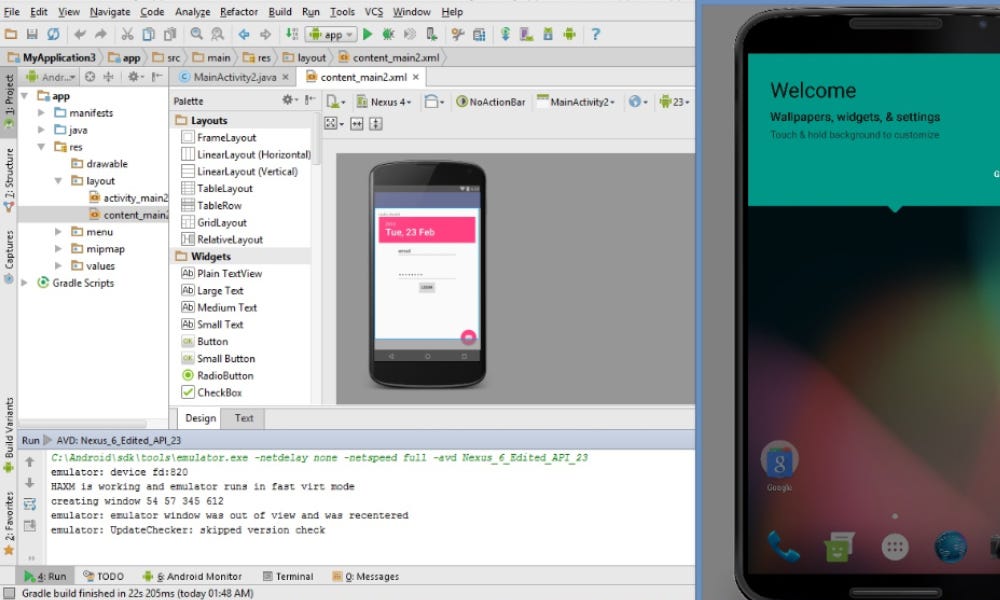 android phones emulator on mac