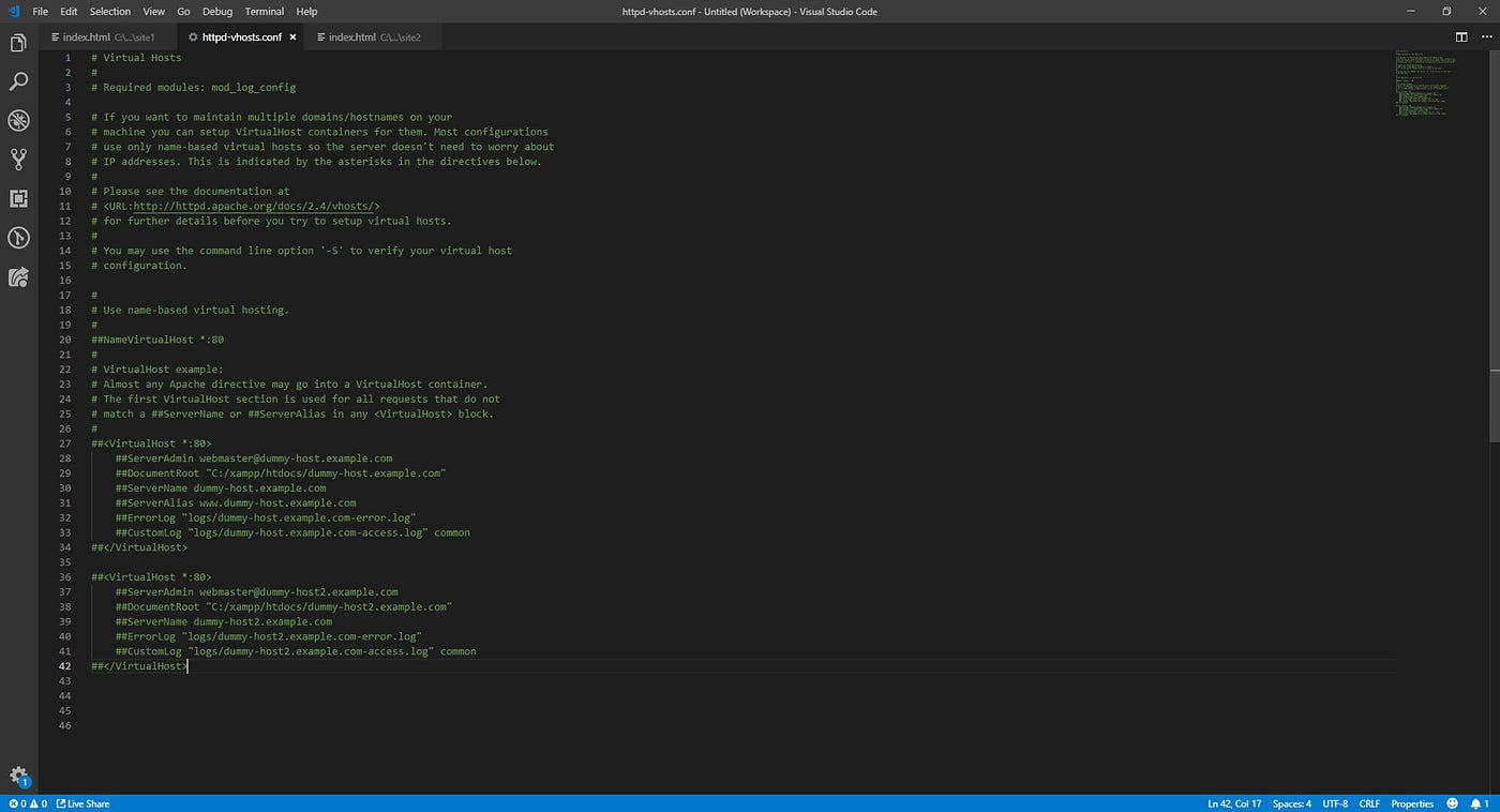 Installing Xampp and Using It For Multiple Sites (on Windows 10) | by ...