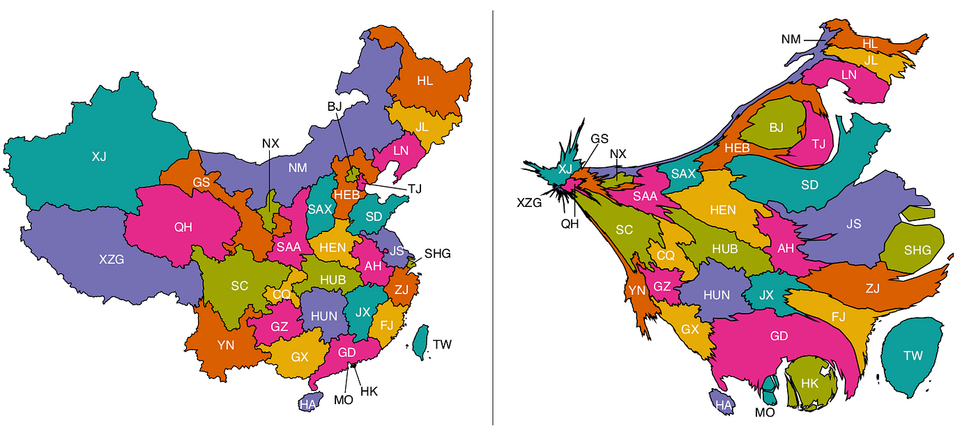 Real Map Of The World Mapping The Real World. We All Think We Know How The World… | By Pratyush  More | Towards Data Science