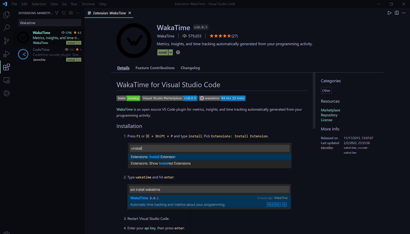 Monitor your Coding Time. WakaTime | by Shivam Verma | Geek Culture ...