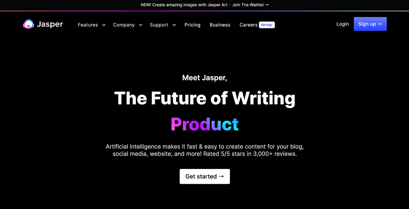 Ai Writer Jasper