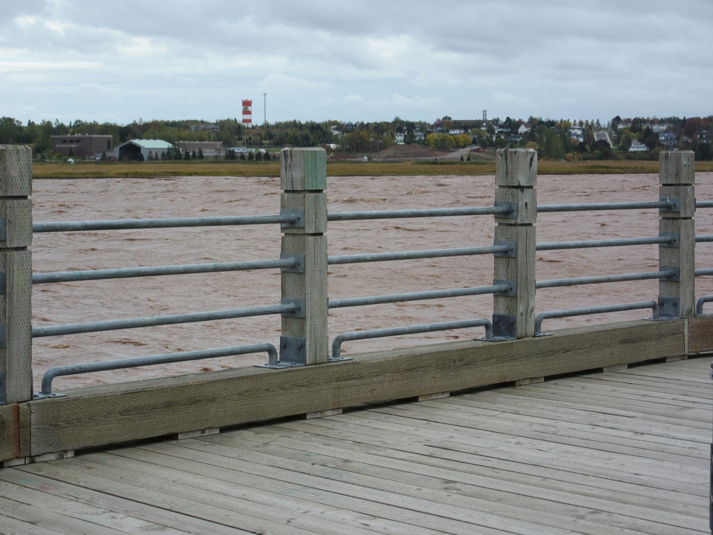 The Petitcodiac River and the Tidal Bore by Lynn McEachern Medium