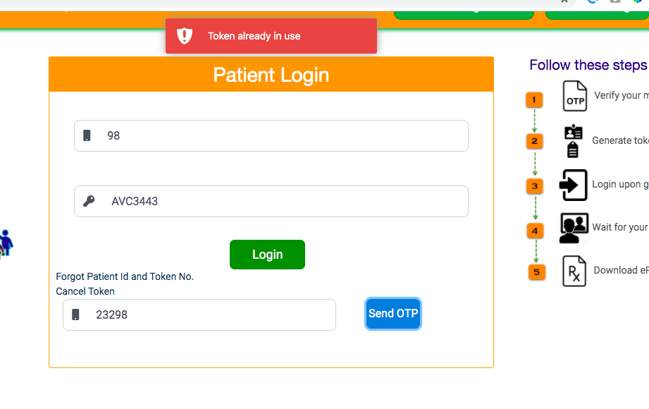 eSanjeeviOPD is such a poor design and a bad experience for the sign up steps, writes Vinish Garg.