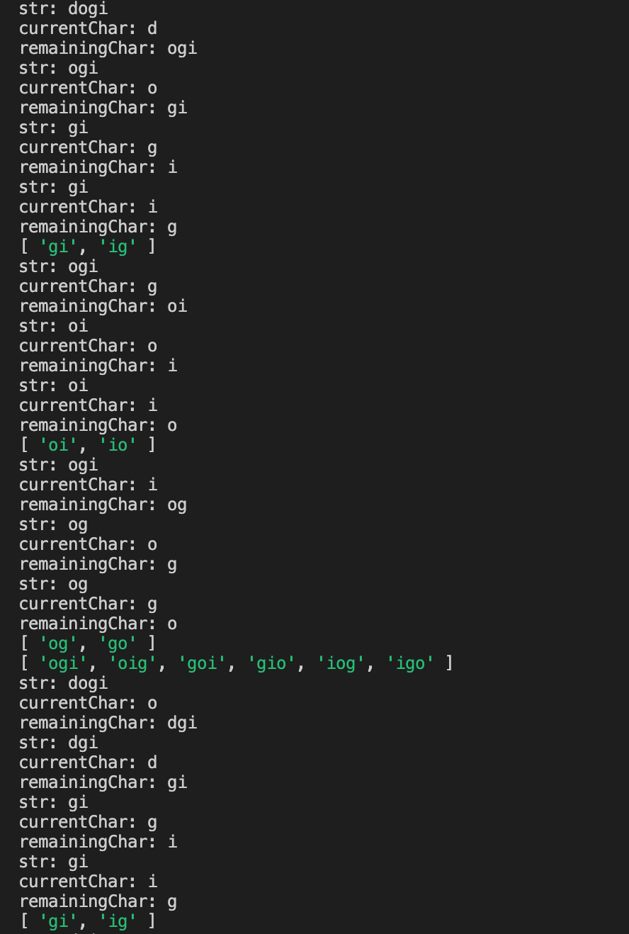 JavaScript — all permutations of a string by P Lee Medium