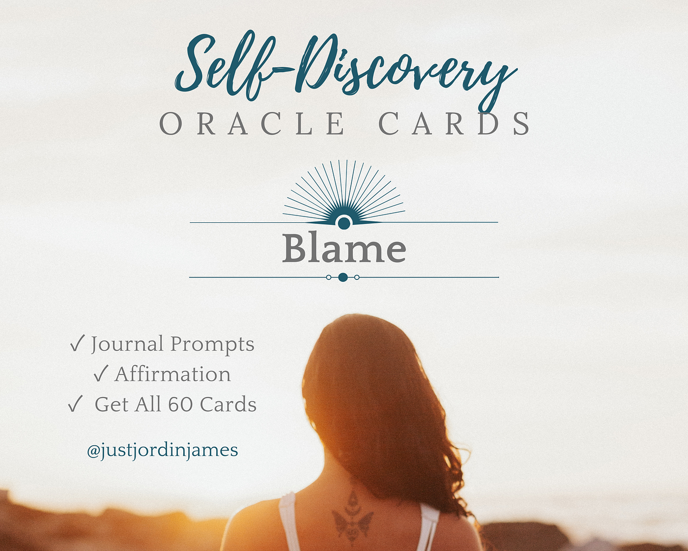 Blame Self Discovery Oracle Card By Jordin James Just Jordin Nov 21 Medium