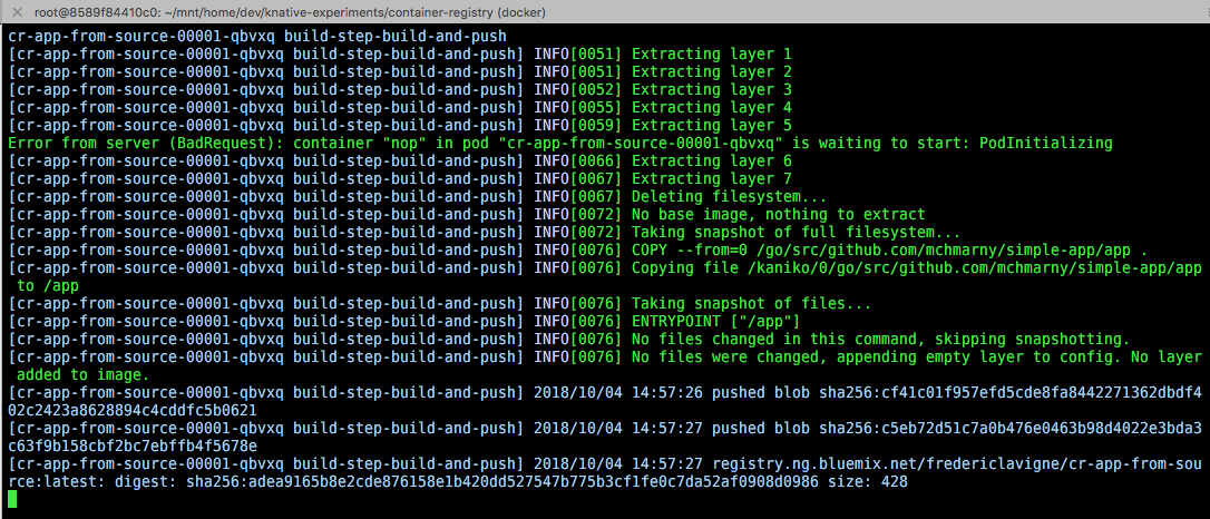 Using Knative Build and Serving with IBM Cloud Container Registry | by ...