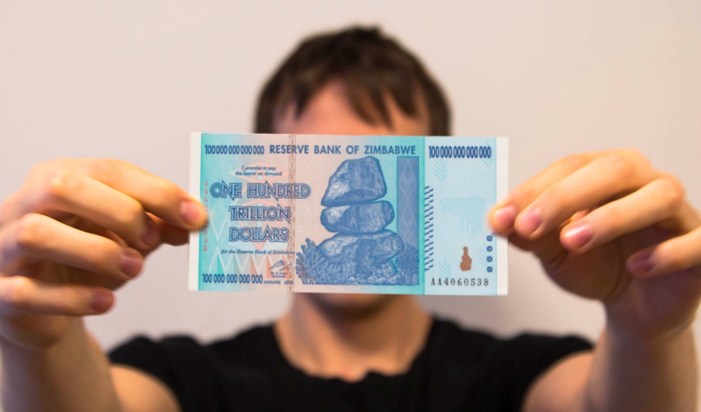 The Day I Became A Trillionaire This Is A 100 Trillion Dollar Bill From By Tony Aube Hackernoon Com Medium
