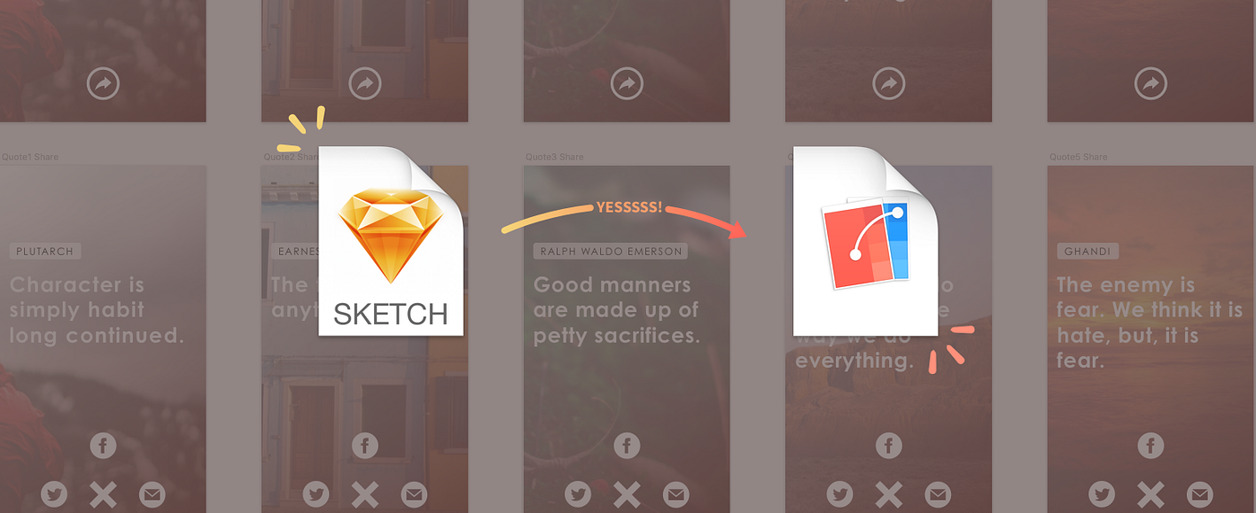 Prototyping A Quotes App Using Sketch And Flinto For Mac By Marcus 