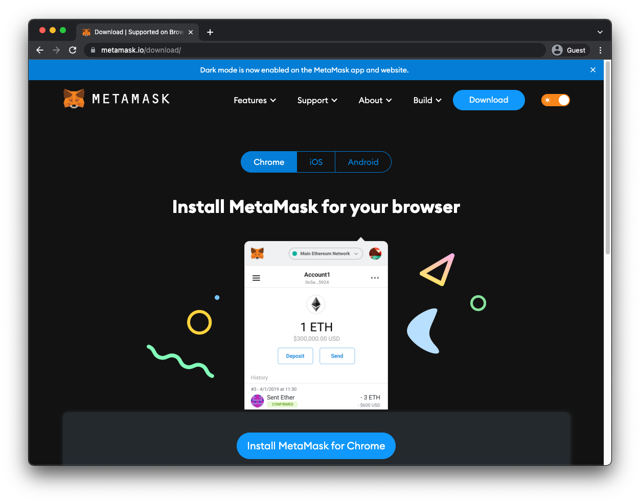 Metamask Website