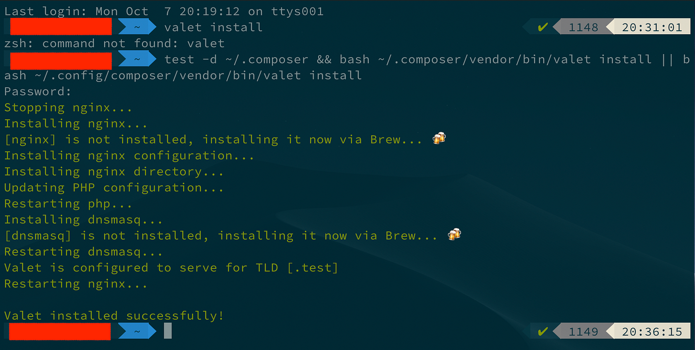 Solving Issues Command not Found Laravel Valet Install on macOS Mojave | by  Hidayat Abisena | Medium