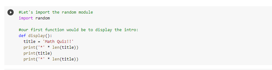 Create A Simple Math Quiz In Python | By Raphael Madu | Python In Plain English