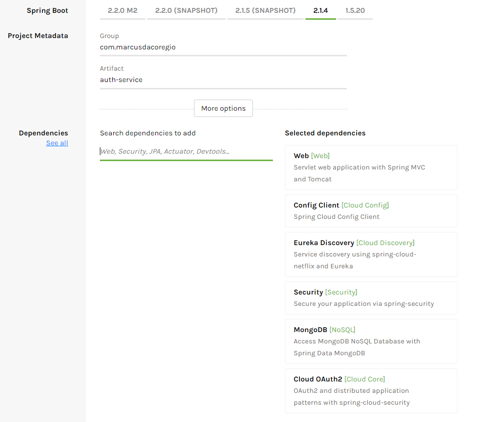 Microservices with Spring Boot and Spring Cloud. From config server to OAuth2  server (without inMemory things) — Part 2 | by Marcus Hert da Corégio |  ITNEXT