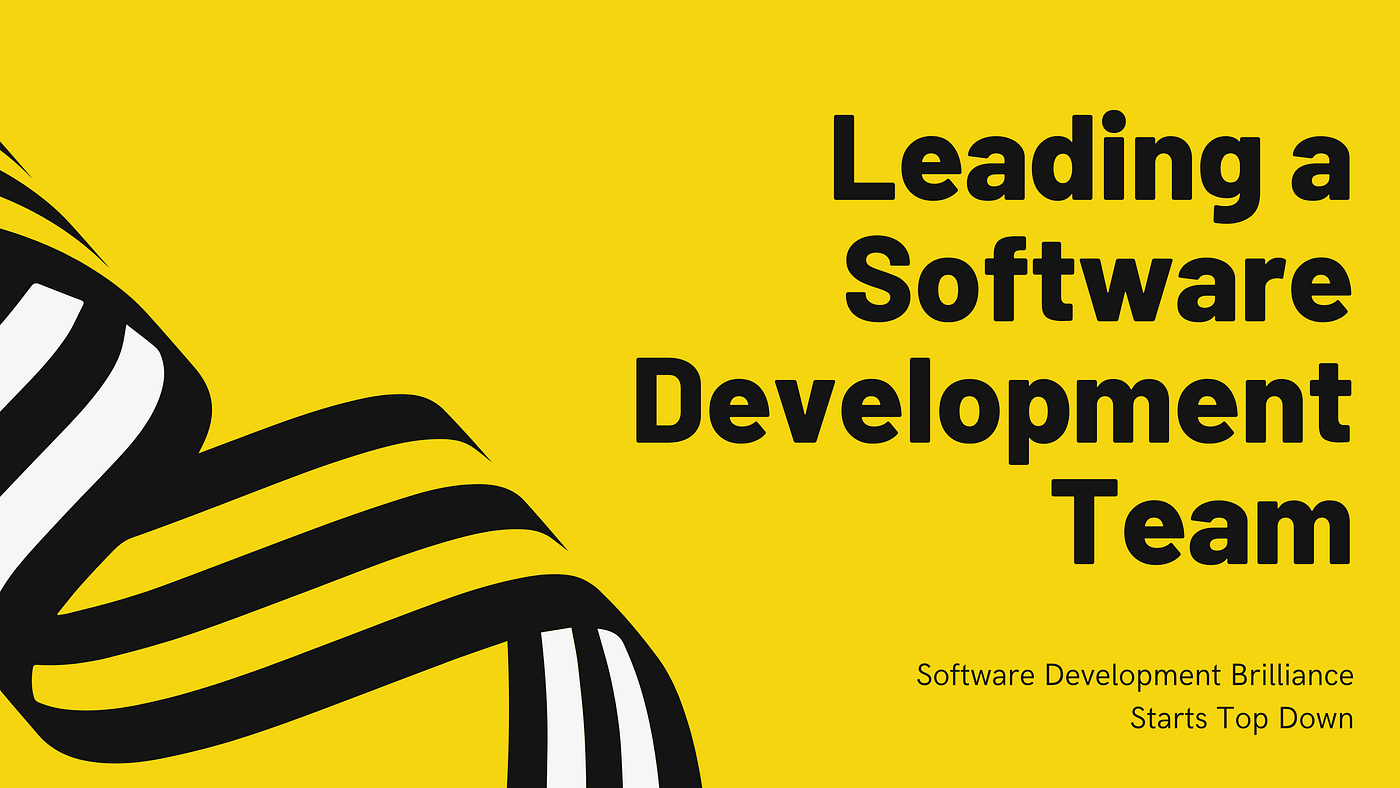 Leading A Software Development Team | By Semi Koen | Towards Data Science