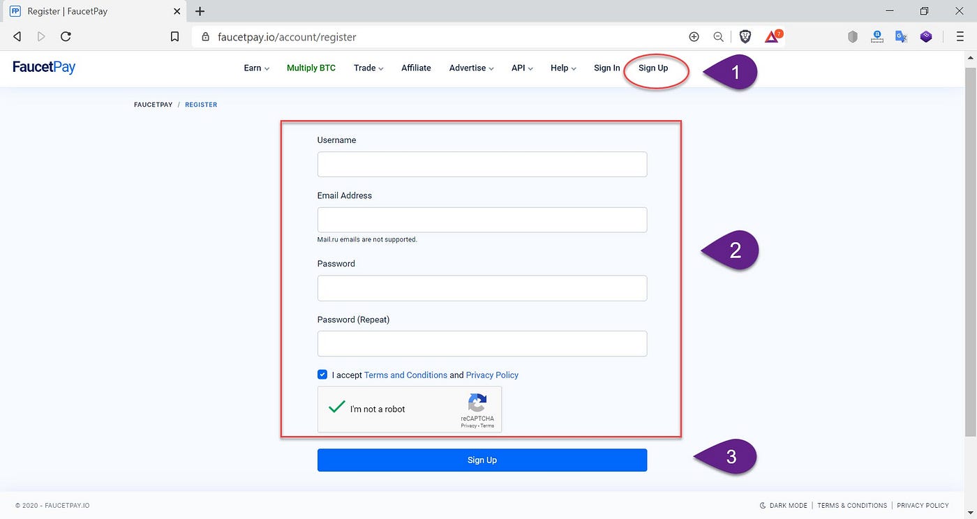 How To Create Account & Link Your Address In Faucetpay? by More Money