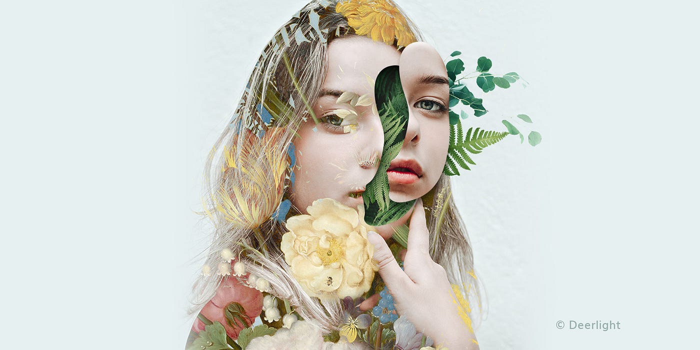 Ps 花卉人物合成步驟分解 設計家教之photoshop 練習示範 By Jhane Chou ᴗ Deerlight Design 曝鹿設計專欄 Medium