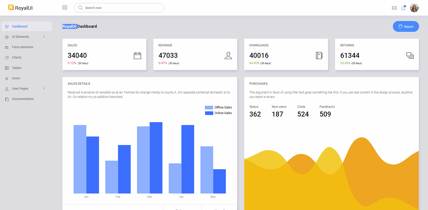 7 Free Bootstrap 4 Admin Dashboard Themes for Download | by JR.Anand |  Gridbox | Medium