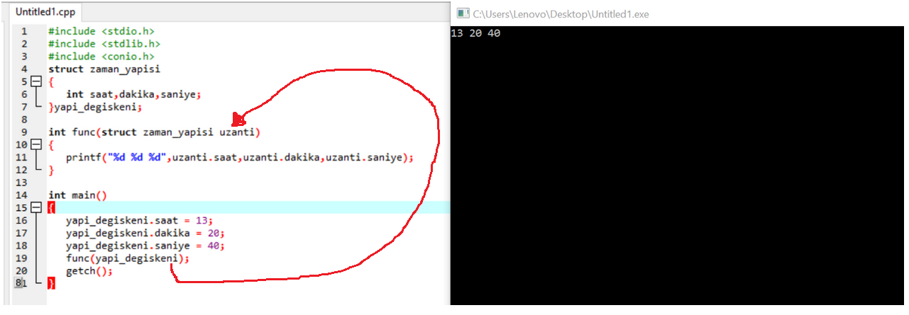 C De Struct Ve Struct Pointerlarinin Ok Operatoru Ile Kullanimi By Nuri Yavuz Medium