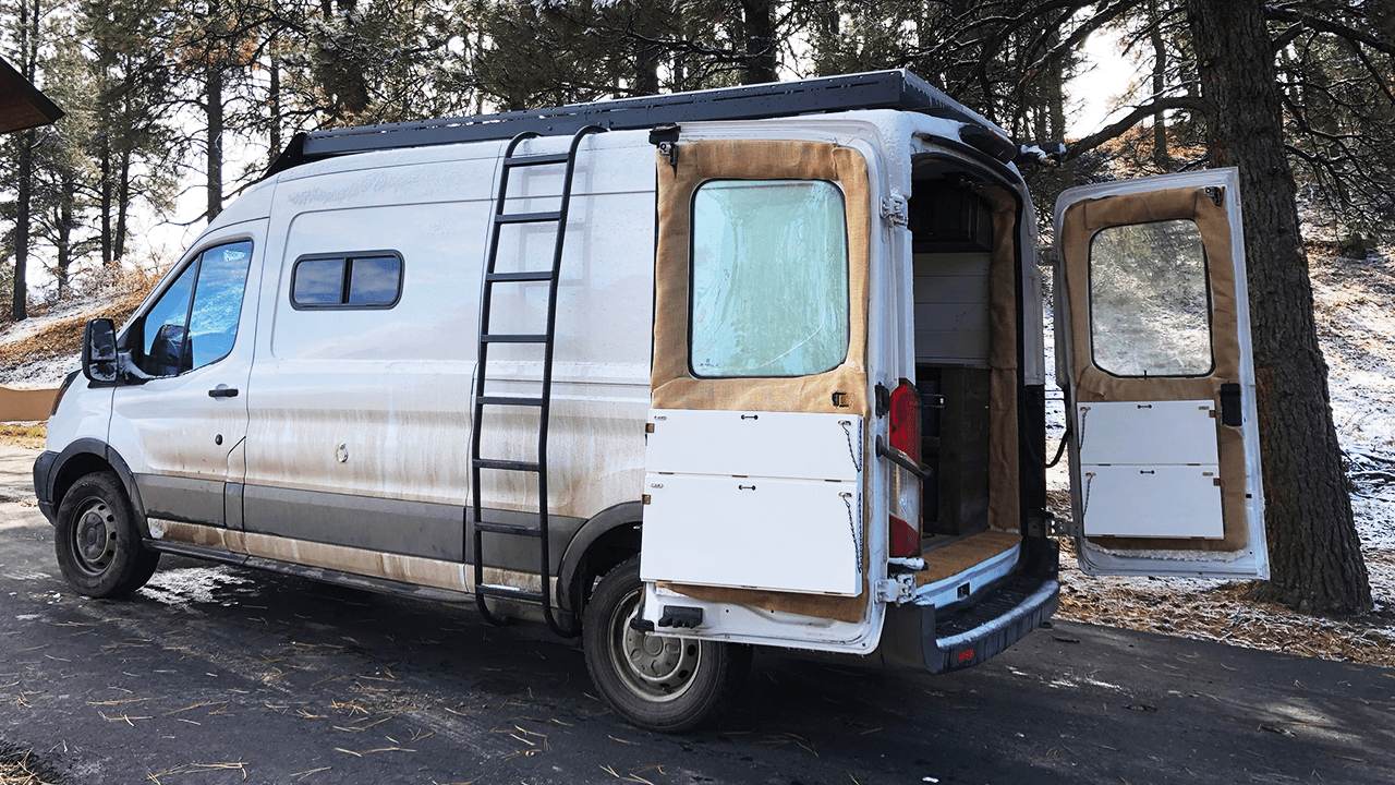 Rear Door Cabinets in Transit Van Conversion | by Jeremiah Luke Barnett |  Medium
