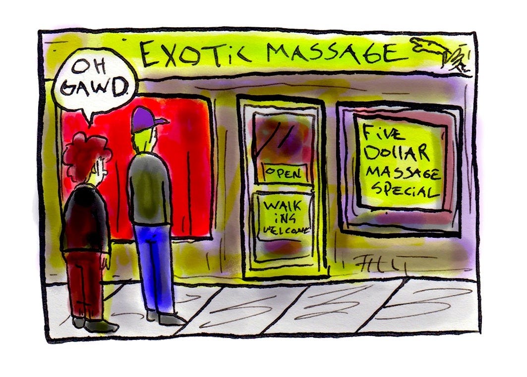 I Lived above an Illegal Massage Parlor | by Kelly O'Grady | The Bold Italic