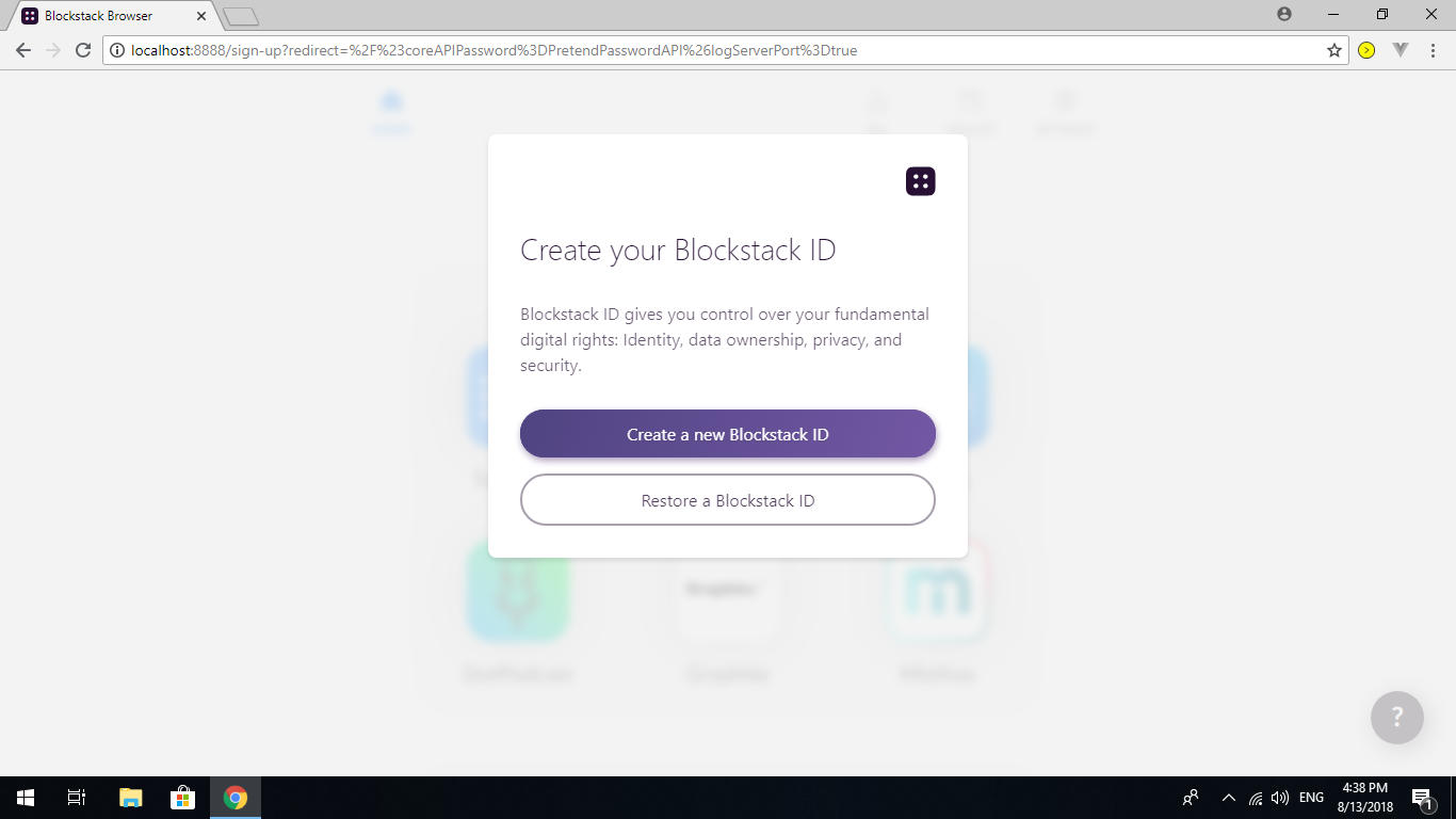 How to install Blockstack Browser and register for a free Blockstack ID