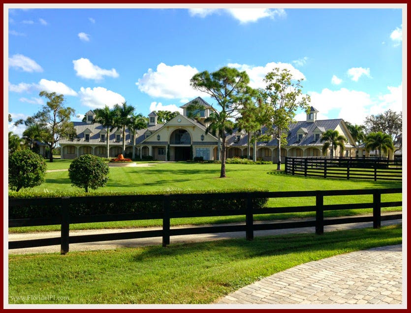 Palm Beach Point in Wellington FL Equestrian Homes for Sale Market