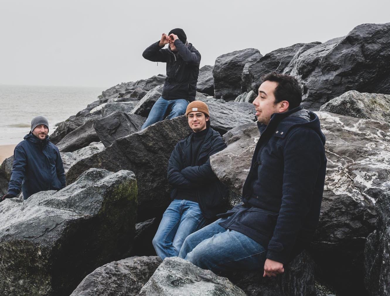 Dieter, Inti, Alex and Hannes, the current Smooth Sailing team