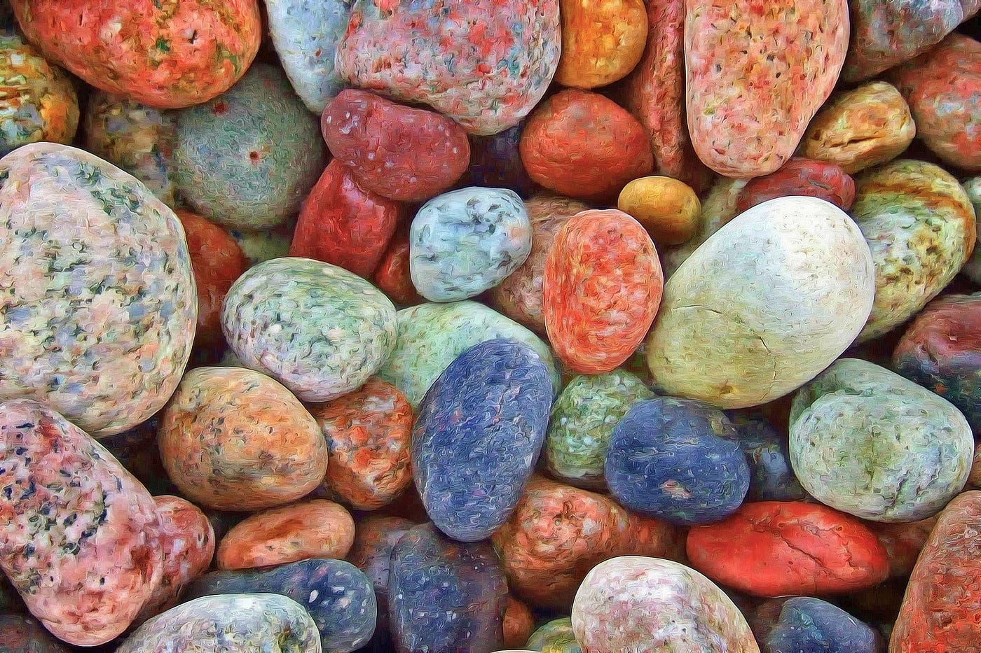 Colored Rocks