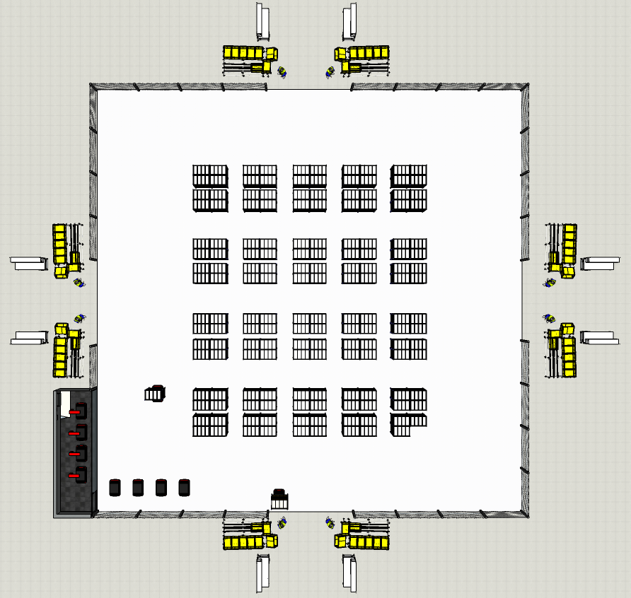 Deep Reinforcement Learning for AGV Routing — AGV Layout