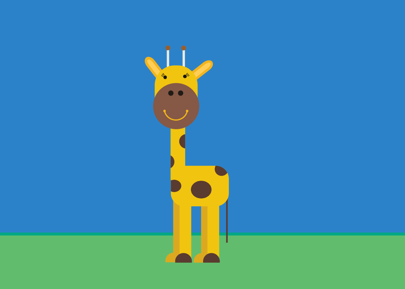 How To Create A Cartoon Giraffe In Gravit Designer By Ellie Erfolg Gravit Designer Medium