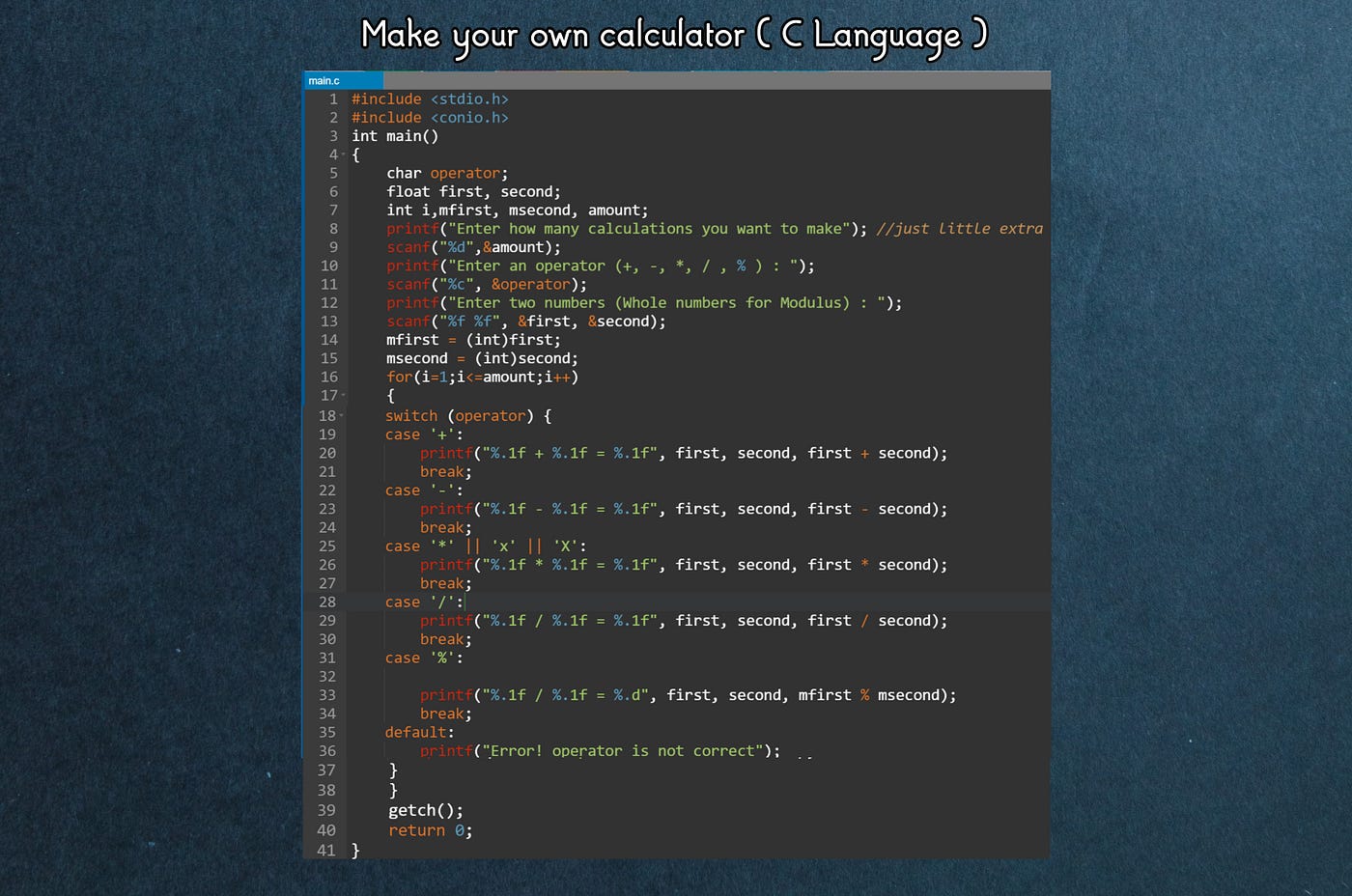 How to make a calculator by Programming? | by Syed Zaidi |  DataDrivenInvestor