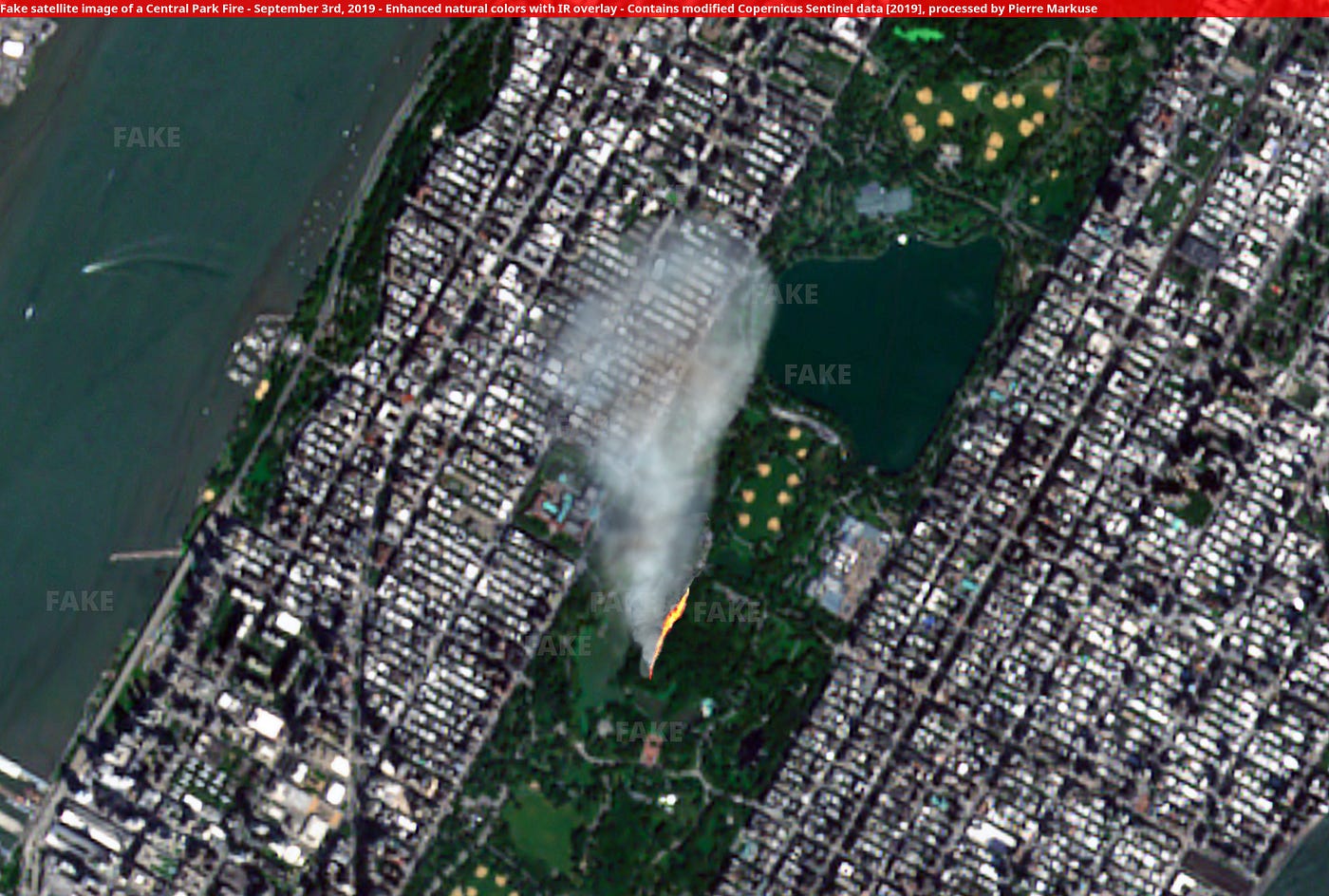 What Is Satellite View It's A Faaaake… — Or Not?. When Is A Satellite Image Fake? Are… | By Pierre  Markuse | Sentinel Hub Blog | Medium