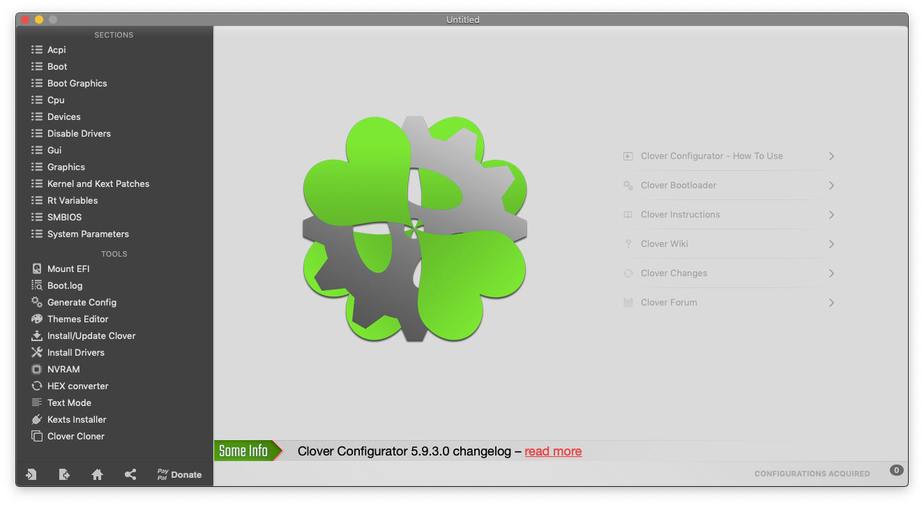 import clover config from clover boot loader on start up import clover config from clover boot loader on start up