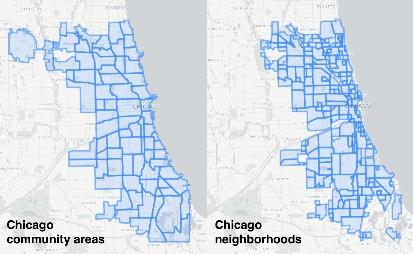 Map Of Chicago Community Areas Ask Cityscape: Where Do Your “Neighborhood” Maps Come From? | By Steven  Vance | Chicago Cityscape's Blog