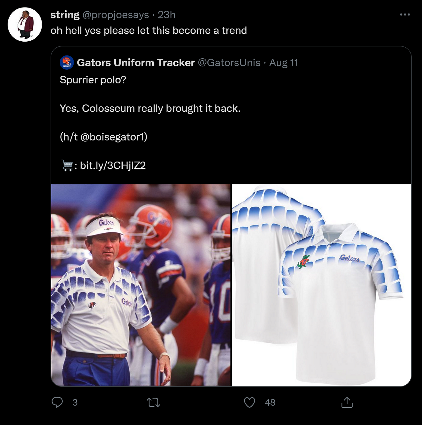 steve spurrier polo