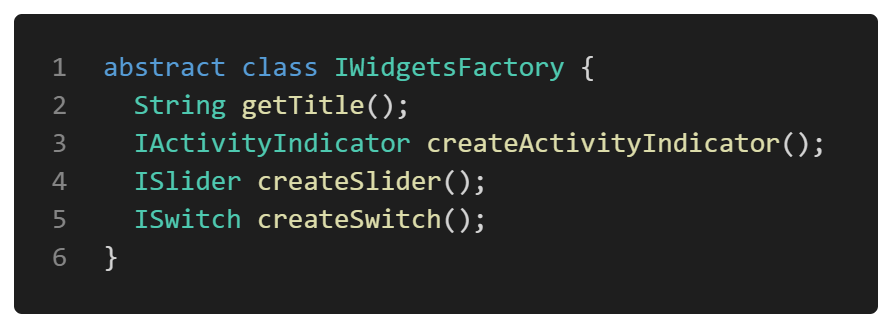 Flutter Design Patterns 11 Abstract Factory Mangirdas Kazlauskas Flutter Munity Medium
