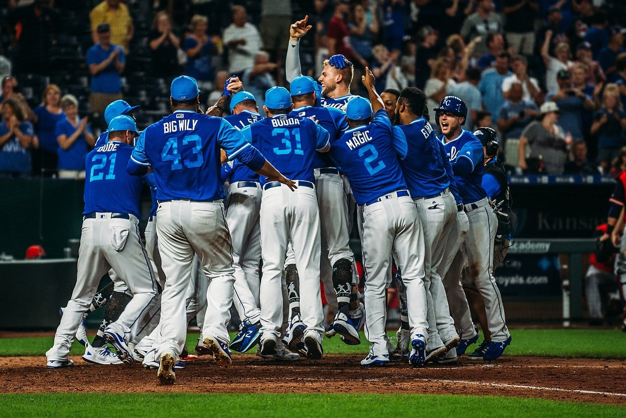 Stat of the Day Royals Rookies Go BacktoBack to Walk Off by Nick