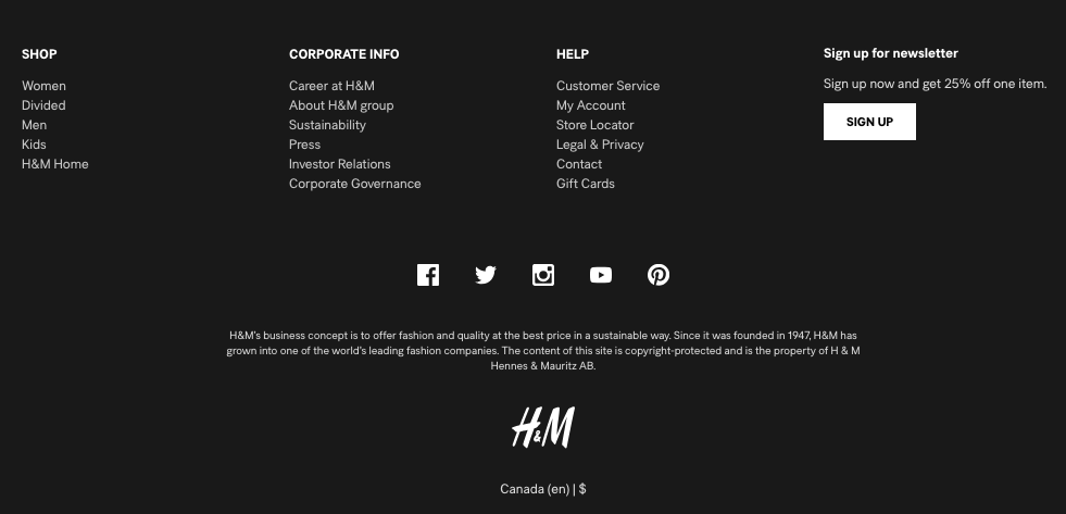 Usability Analysis — H&M. Usability is one of the needs in Design… | by  Maggie Li | Medium