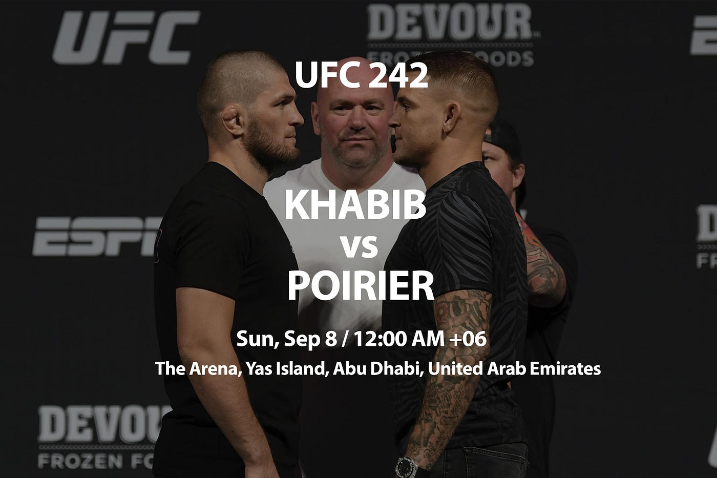 ufc 242 live stream free