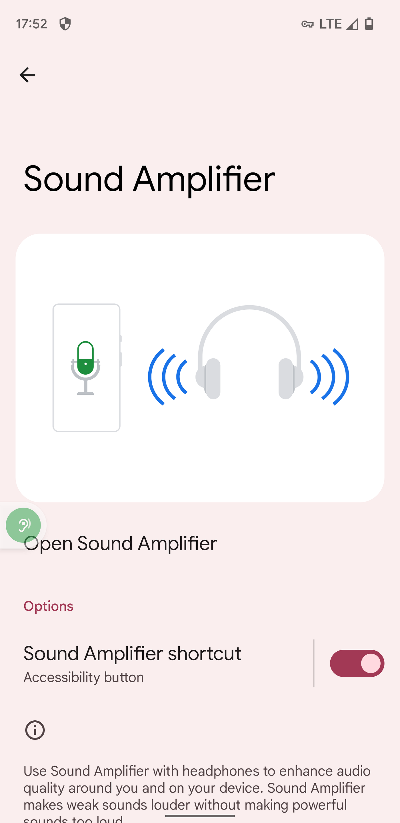 Remove floating Sound Amplifier button—Android 12 - Samuel Pouyt - Medium