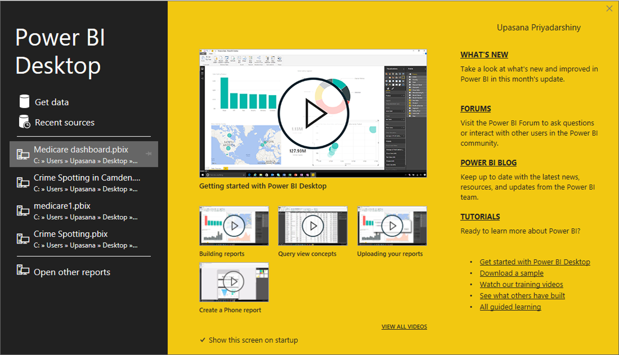 Power BI Desktop — Building a Dashboard in Power BI Desktop | by Upasana  Priyadarshiny | Edureka | Medium