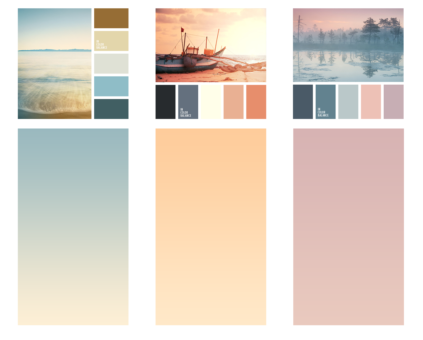 The Secret of Great Gradient. Inspired by Nature | by Anna Grenn | UX Planet