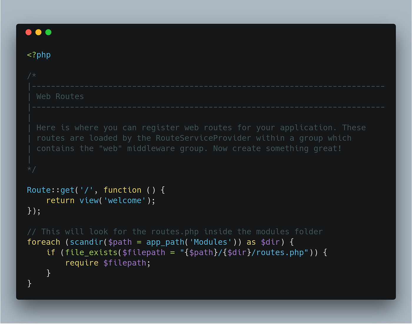 Simple Laravel Modules. There are already packages for a… | by Arjon Jason  Castro | Medium