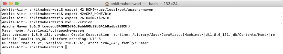how to install maven in mac how to install maven in mac