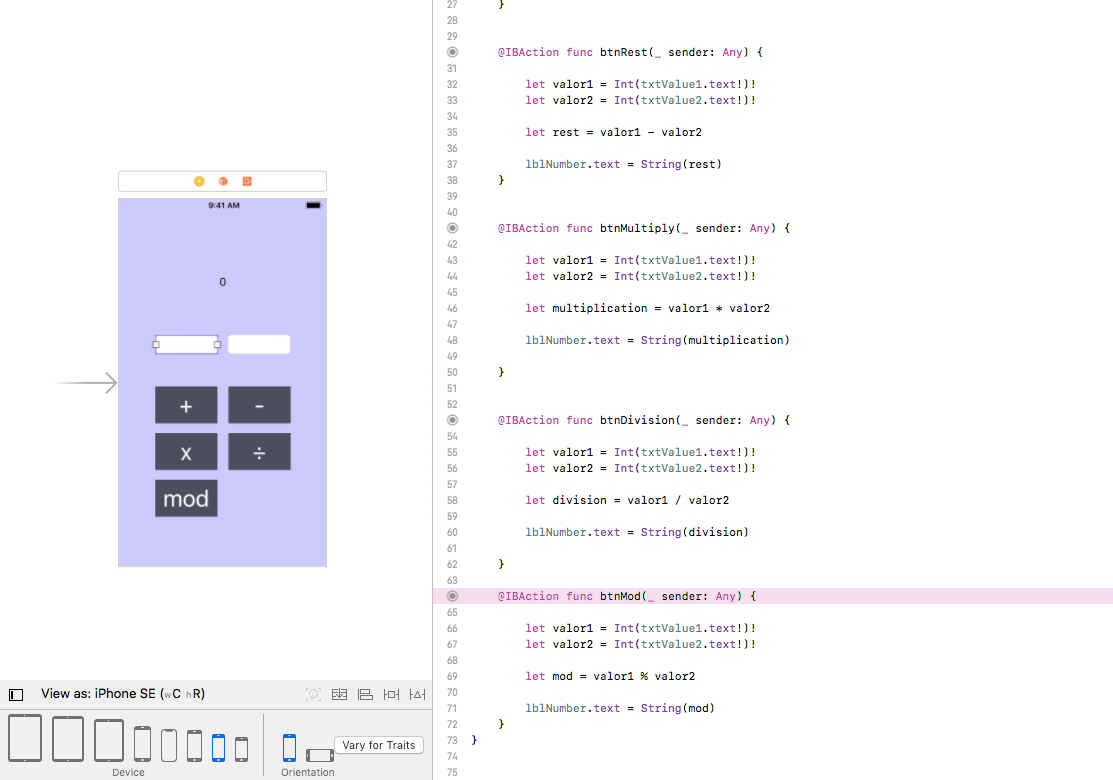 XCode Calculator by Paulina Malagón Medium