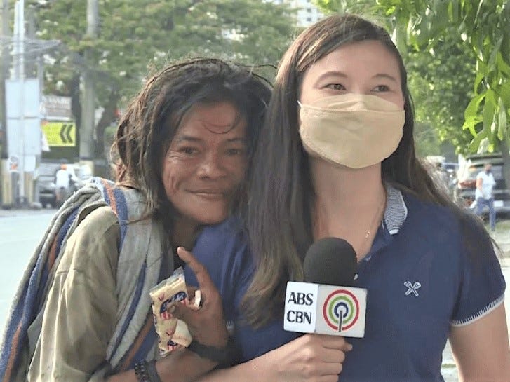 Melanie Dubos, The Street Vagrant Who Taught the World How a Free Hug Can Make Us See Her
