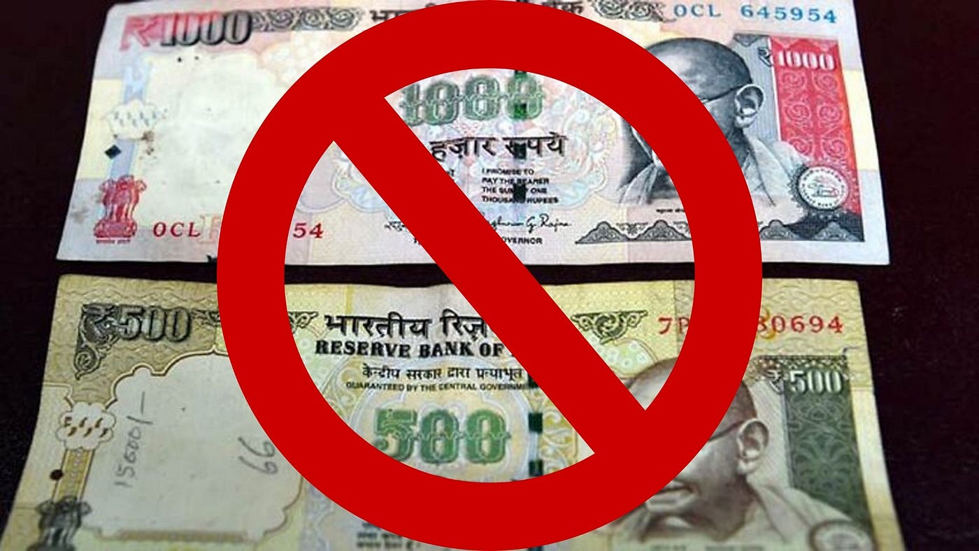 Looking Back to When India Banned Its Own Currency | by Sanjeeb Basi |  DataDrivenInvestor